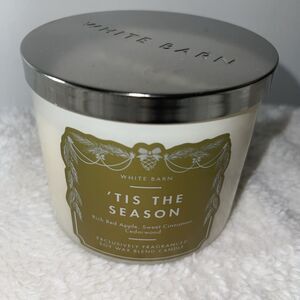 Bath & Body Works TIS THE SEASON 3-Wick Scented Holiday Candle Soy Wax 14.5oz